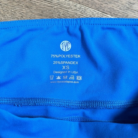 TIL You Collapse Blue Pocket Leggings - Picture 4 of 5